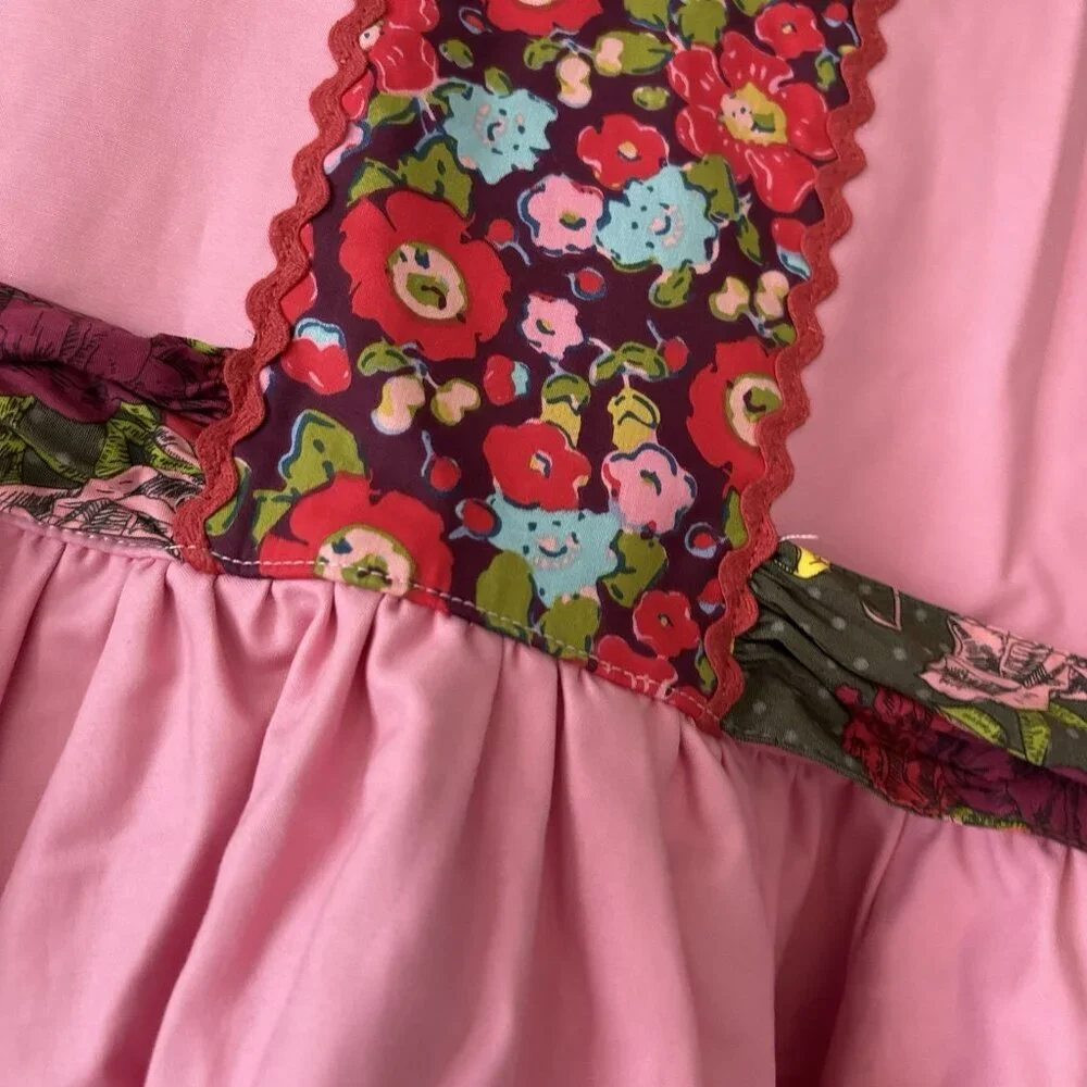Matilda Jane Paint By Numbers Calypso Dress Girls Pink Red Twirl Size‎ 8 Party